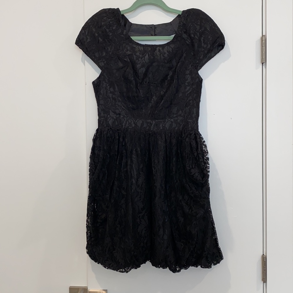 Lipstick London Mini dress with lace detail NWT